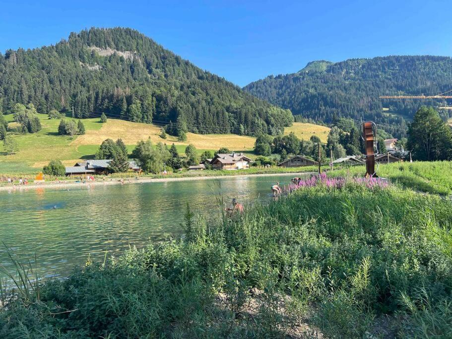 Ferienwohnung Praz Sur Arly - Proche Des Pistes Et De Megeve Exterior foto