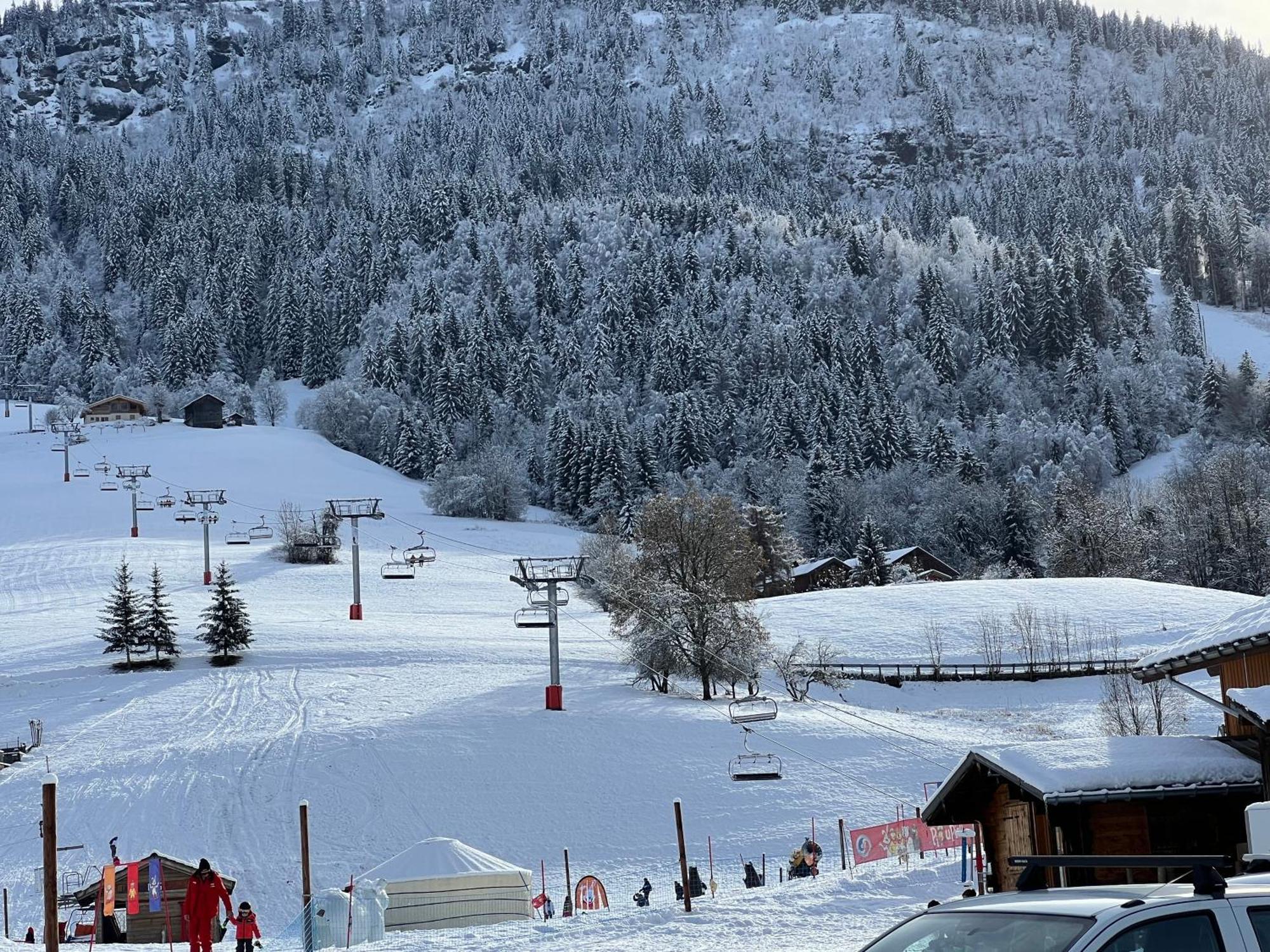 Ferienwohnung Praz Sur Arly - Proche Des Pistes Et De Megeve Exterior foto